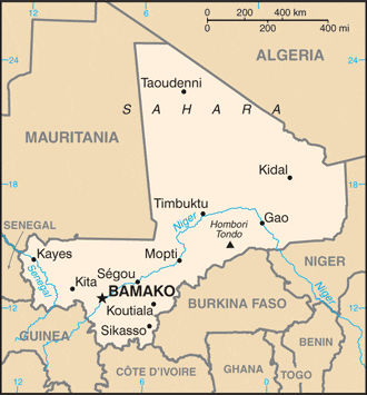 Mali Mining Map Mali Mining Map